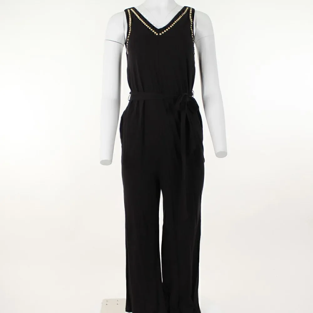 Michael Michael Kors Studded Belted Jumpsuit